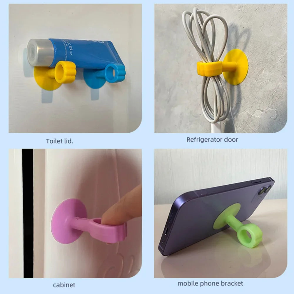 Silicone Door Handle Wall Protector – No-Drill Suction Cup
