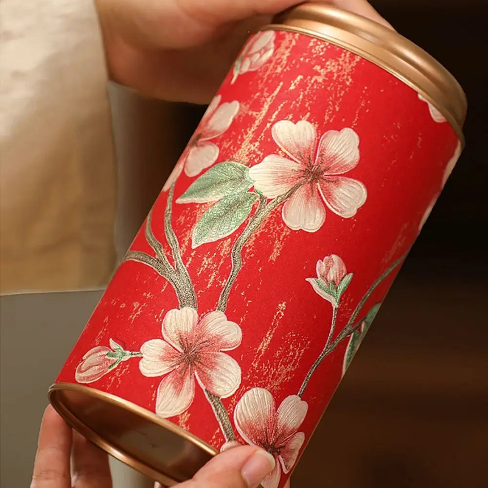 Tinplate Tea Storage Canister – Airtight Sealed Tin Can S/L