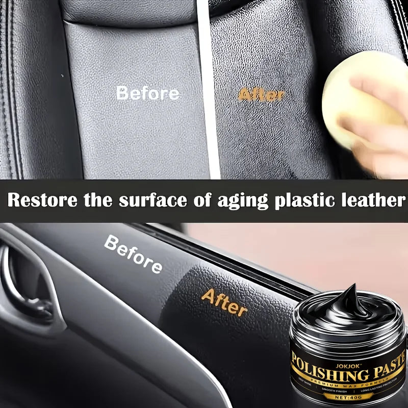 Auto Renovation Paste – Plastic, Leather & Rubber Polish Wax