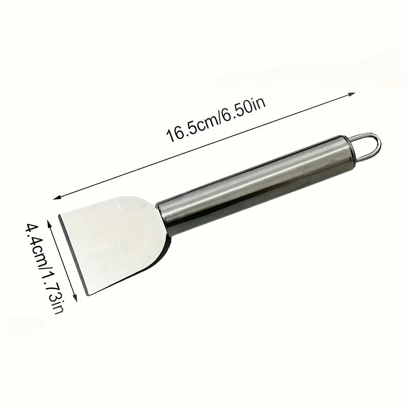 Stainless Steel Kitchen Scraper for Stoves & Flat Pans