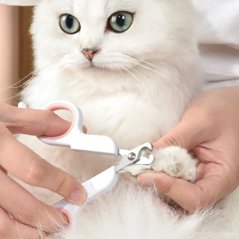 Pet Nail Clippers for Dogs & Cats – Stainless Steel Trimmer