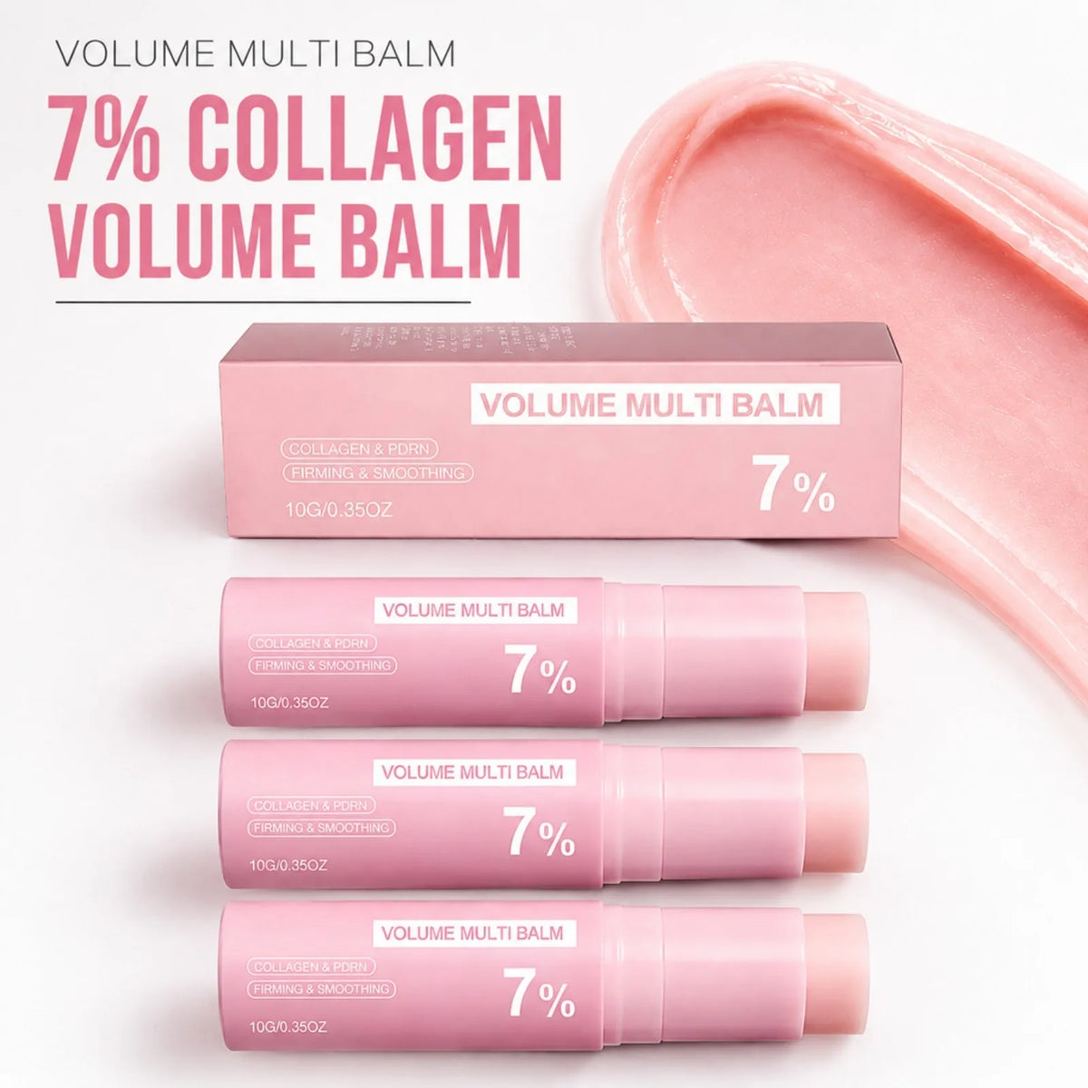 7% PDRN Pink Collagen Multi Balm – Face, Lip & Eye Moisturizer