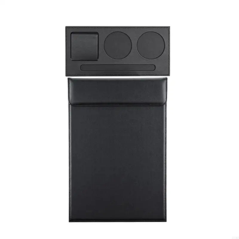 PU Leather Clipboard Folder with Pen Slot | Office Meeting Board
