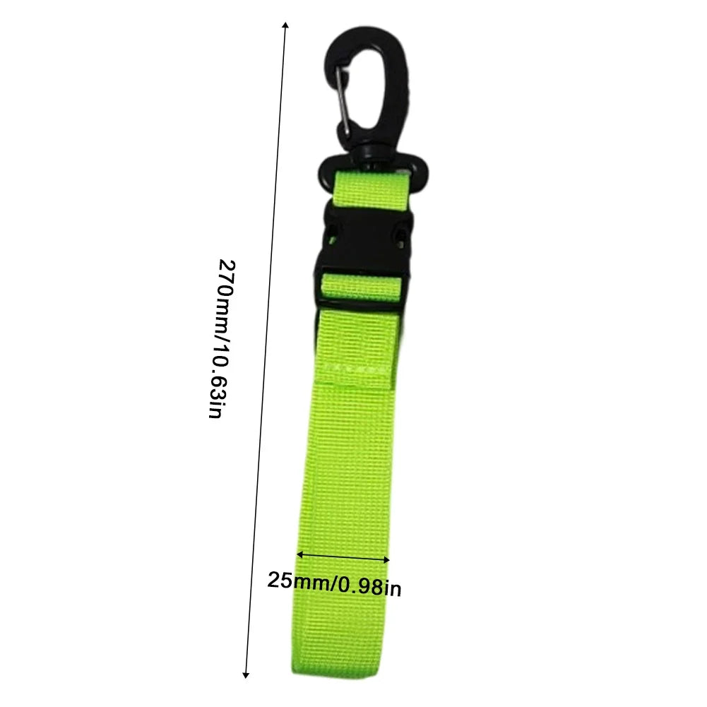 Scuba Diving Fin Holder Clip – 360° Swivel Quick Release Buckle