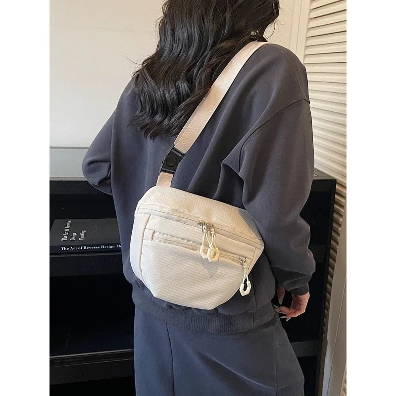 Women's Lightweight Nylon Crossbody Bag | Casual Shoulder Bag