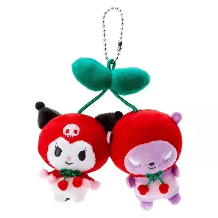 Sanrio Hello Kitty Kuromi Keychain & Makeup Bag Gift Set