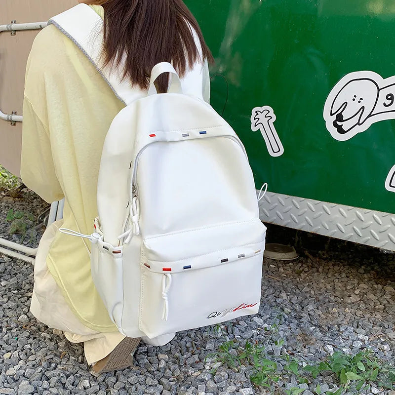 Korean Cartoon Backpack – Large Capacity Women's School Bag