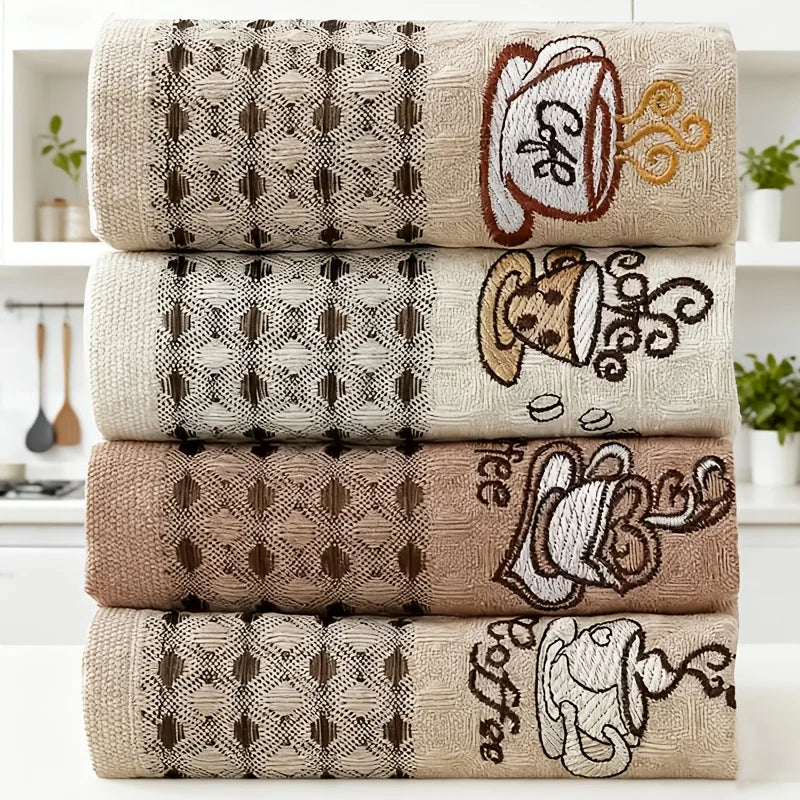 4-Pack Super Absorbent Reusable Kitchen Cleaning Towels