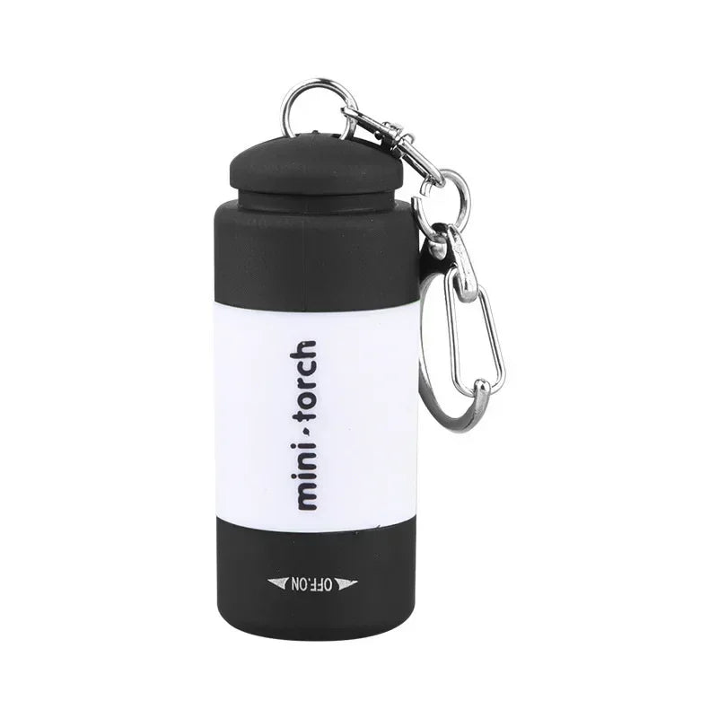 USB Rechargeable LED Keychain Flashlight – Waterproof Pocket Torch