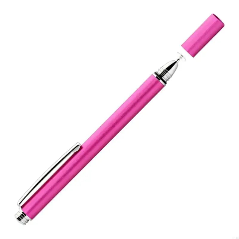 Disc Tip Stylus Pen – Metal Body, Cap & Clip for Touchscreens