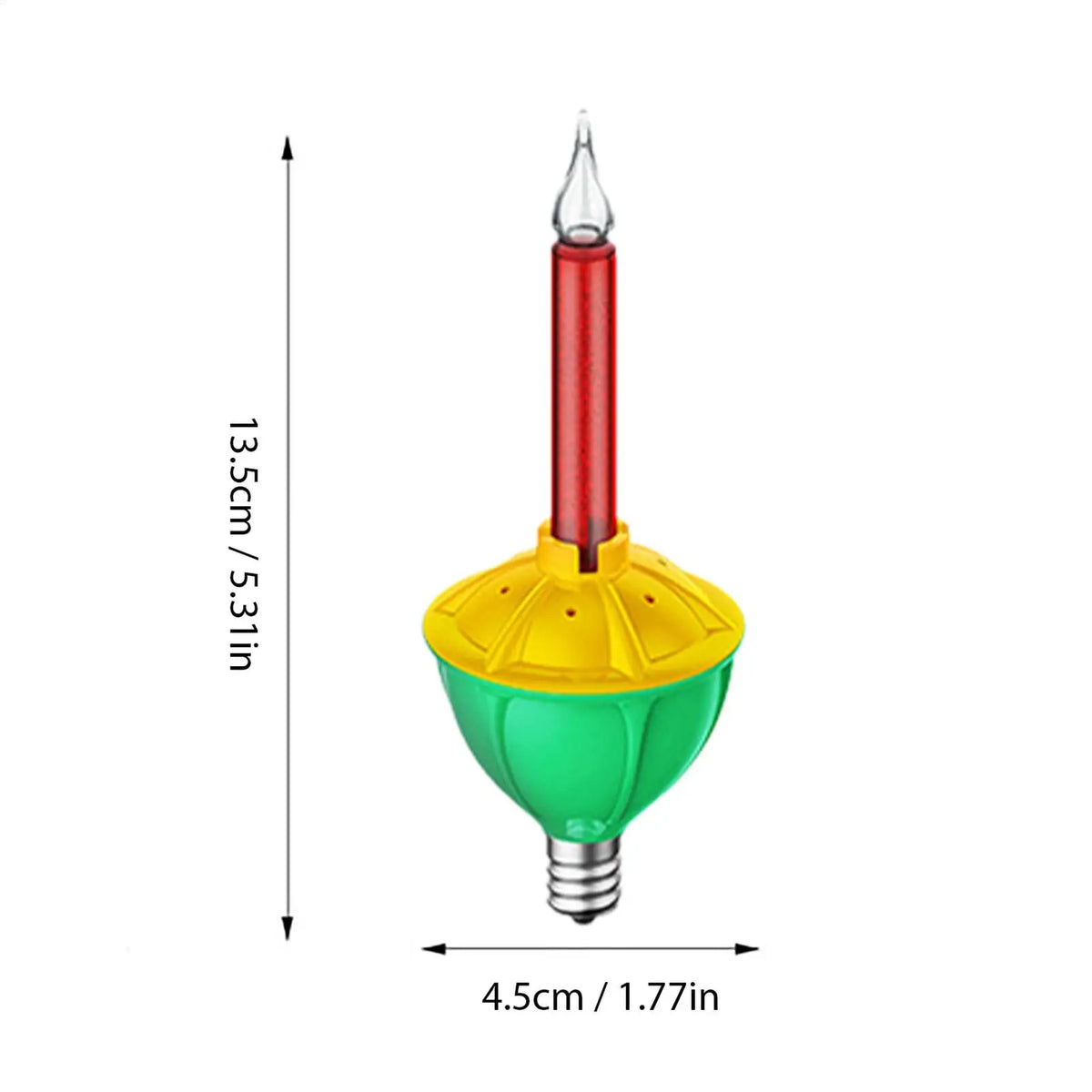 3-Pack LED Replacement Bubble Light Bulbs | Festival Outdoor Decor