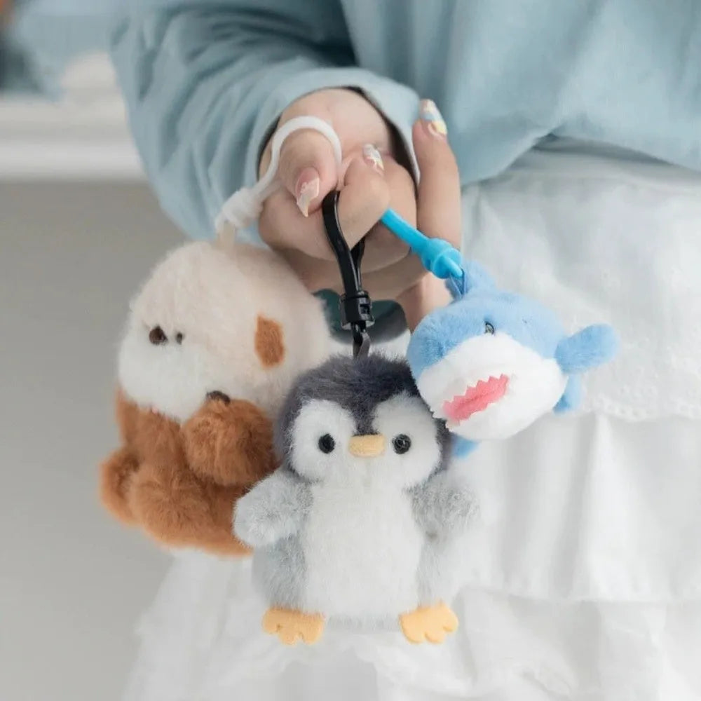 Ocean Plush Toy – Dolphin Shark Penguin Stuffed Animal Gift