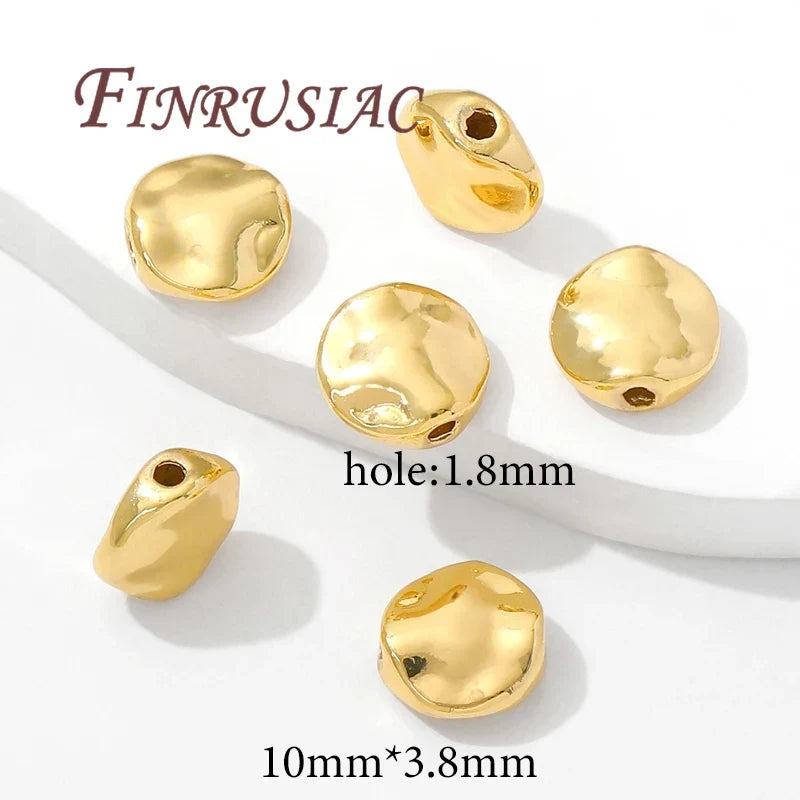 Baroque 18K Gold Plated Spacer Beads | DIY Jewelry Making