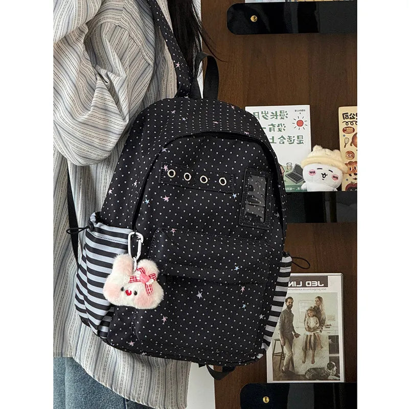 Forest-Themed Backpack – Cute College School Bag for Women