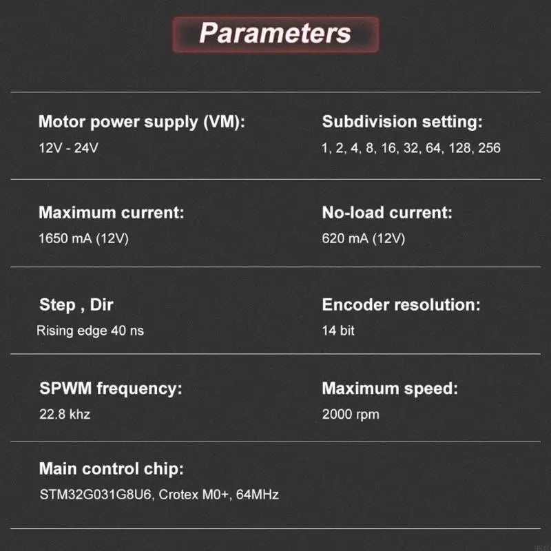 S42C Closed-Loop Stepper Motor Assembly | UART | 3D Printer
