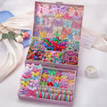 832-Piece Girls Hair Accessories Set – Clips, Bands & Ties
