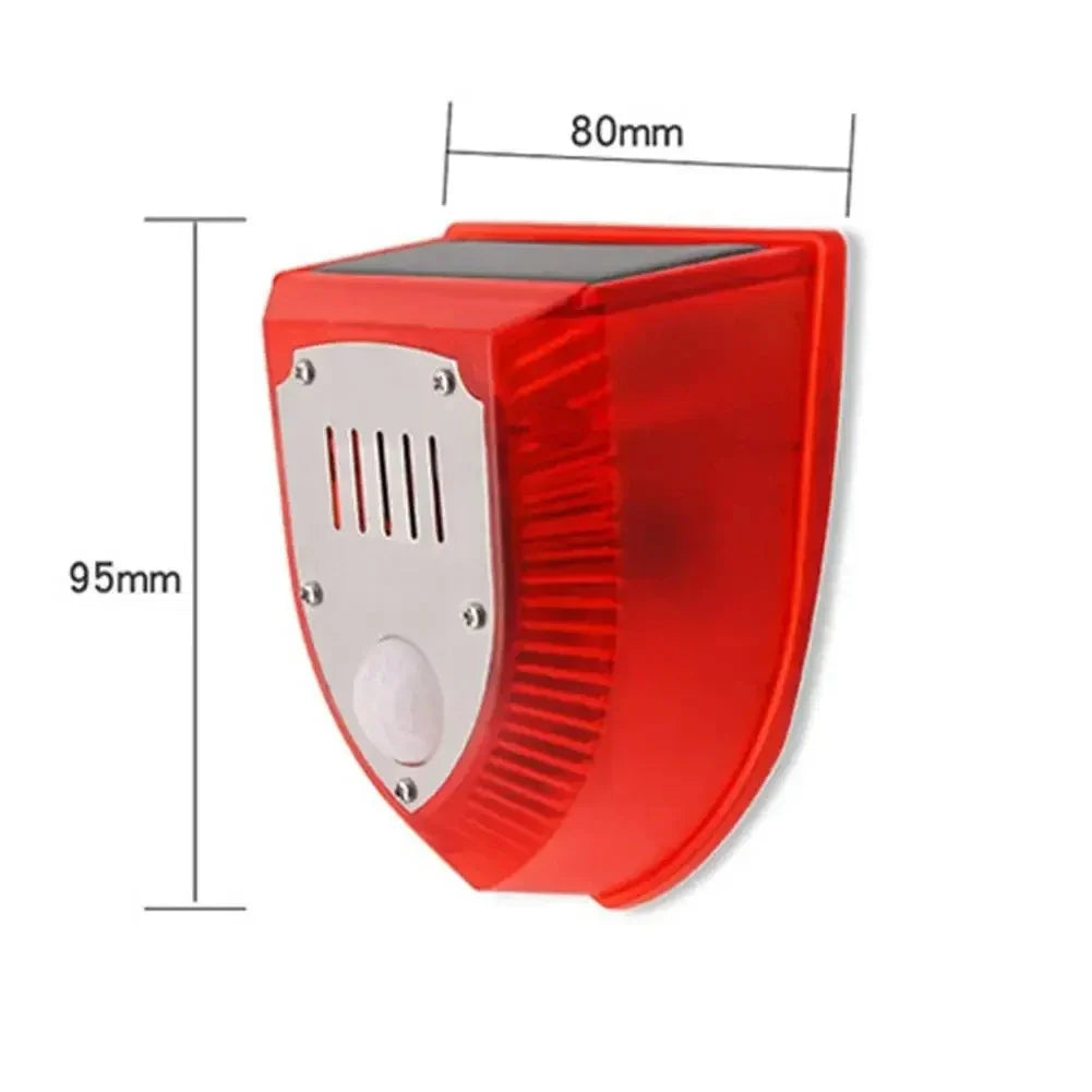 Solar Security Siren – 3-Mode Motion Sensor Animal Repeller