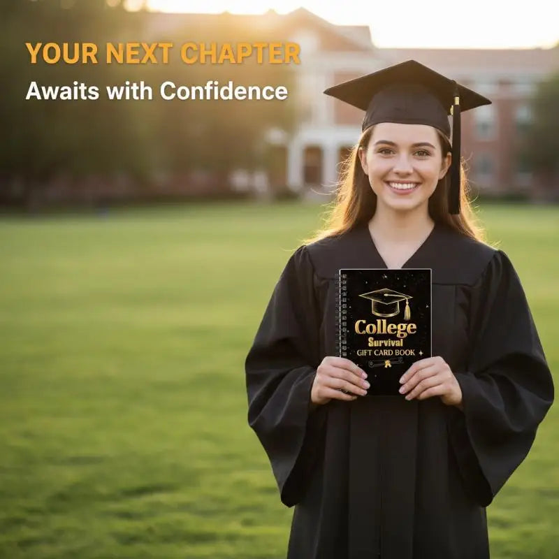 College Survival Gift Card Book | Graduation Cash Holder