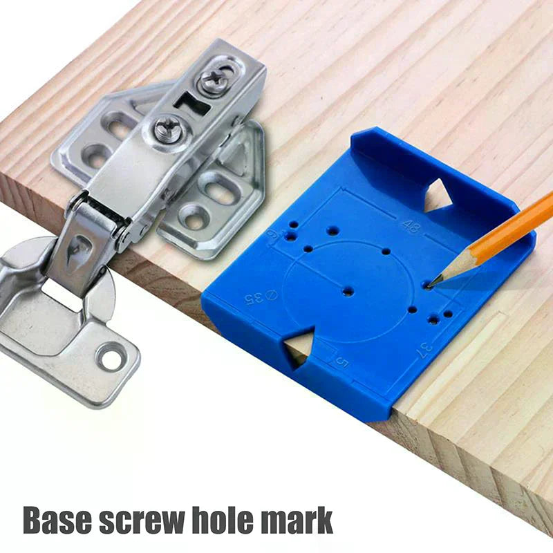 2Pcs Hinge Drilling Locator – Cabinet Door Template Jig