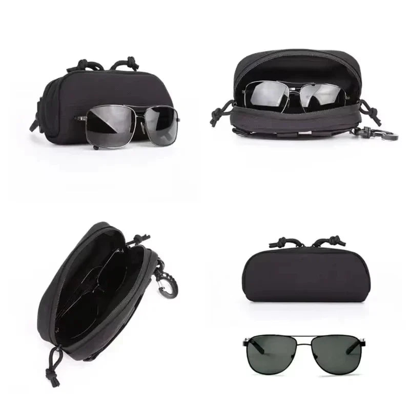 Tactical Eyeglass Case 1000D Nylon – Shockproof Sunglasses Box