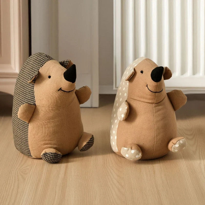 Hedgehog Door Stopper Sandbag – Cute Decorative Draft Guard