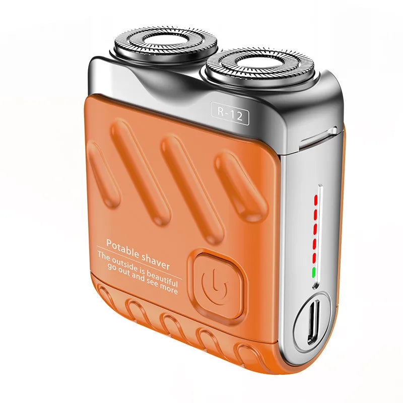 R-12 Mini Portable Electric Shaver – Wet & Dry Type-C Razor