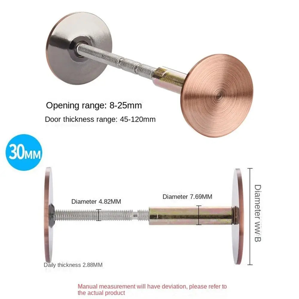 Galvanized Door Hole Cover & Cat Eye Lock Blocker Patch