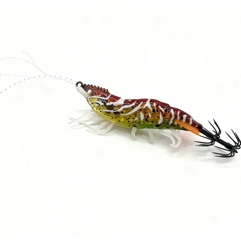 Squid Jig Wood Shrimp Lure 80mm 6.6g – Sinking Sea Fishing