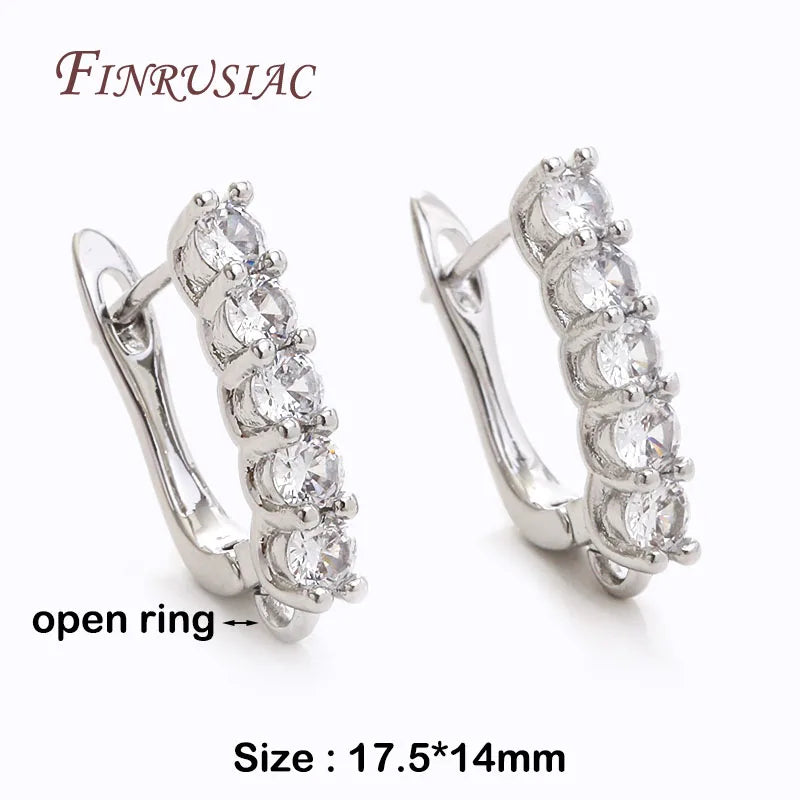 18K Gold Plated Zircon Earring Hooks – DIY Jewelry Findings