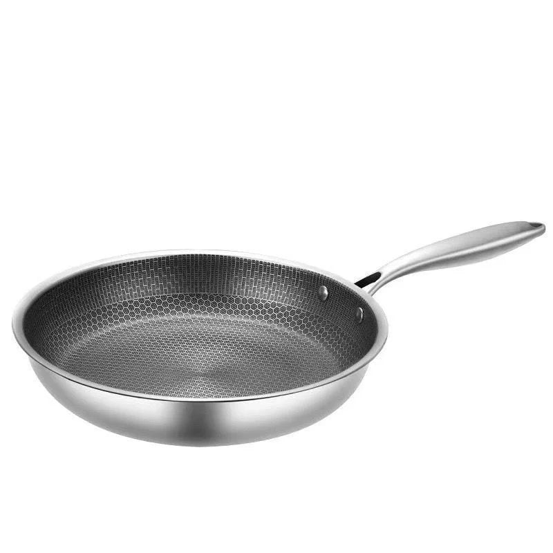 Honeycomb Non-Stick Stainless Steel Frying Pan 26cm | FEB.WIND