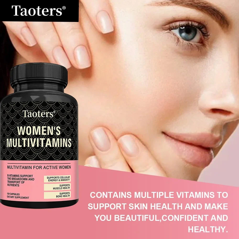 Taoters Women's Multivitamin – B12, D, C, Zinc & Magnesium