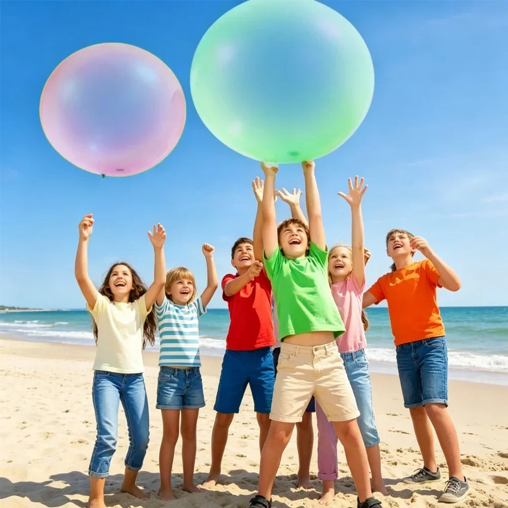 TPR Rubber Bubble Ball – Kids Outdoor Inflatable Water Play Toy