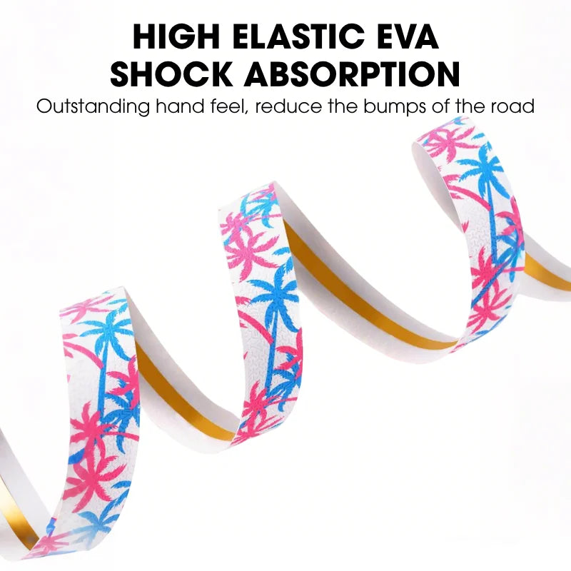 Cherry Blossom Road Bike Handlebar Tape – PU+EVA Anti-Slip