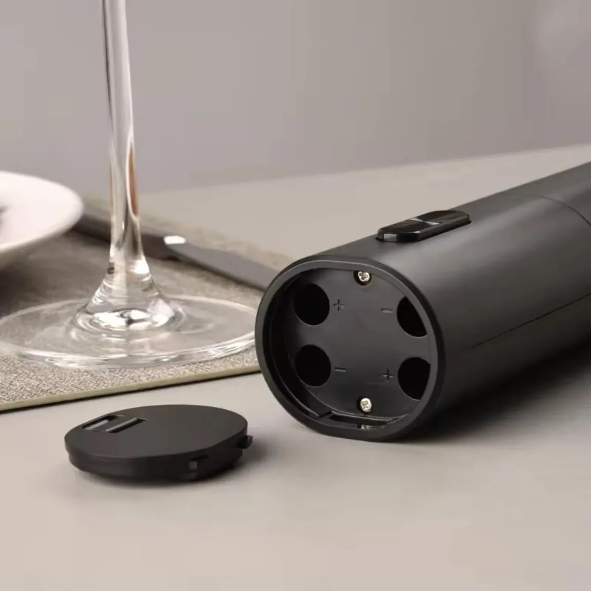 CLITON Electric Wine Opener Set – Auto Corkscrew & Decanter Kit