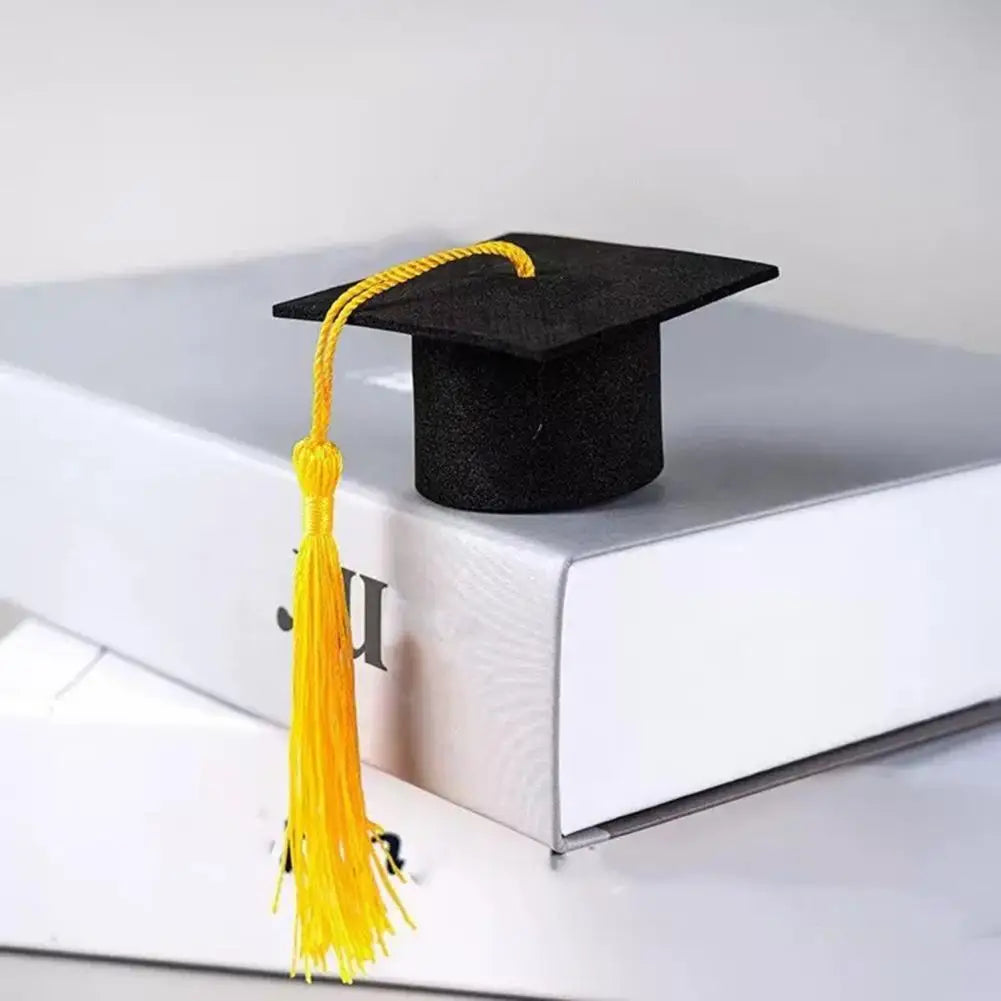 Mini Felt Graduation Cap Tassel Set – DIY Party Decor