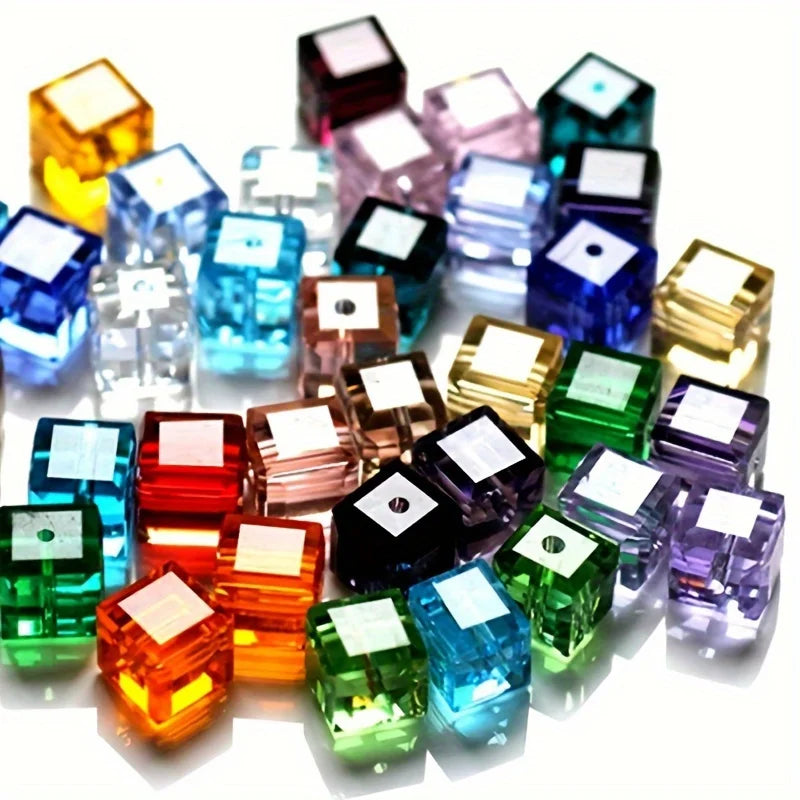 Multicolor Austrian Crystal Faceted Spacer Beads – 2mm to 8mm
