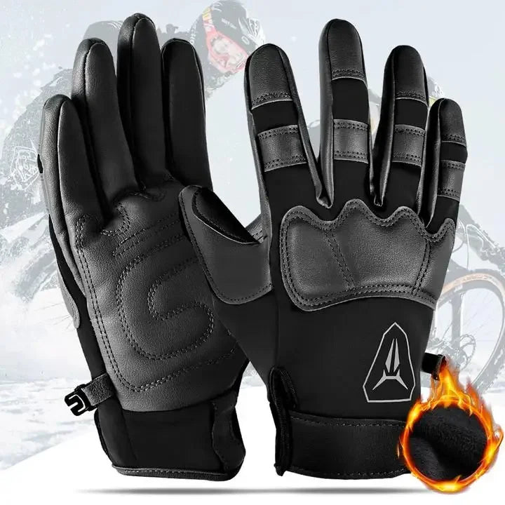 Winter Cycling Gloves – Thermal Windproof Touchscreen Full Finger