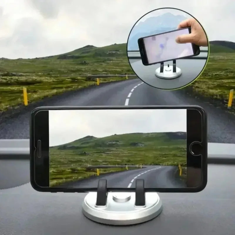 Silicone Car Dashboard Phone Holder 360° Rotatable Anti-Slip Mount