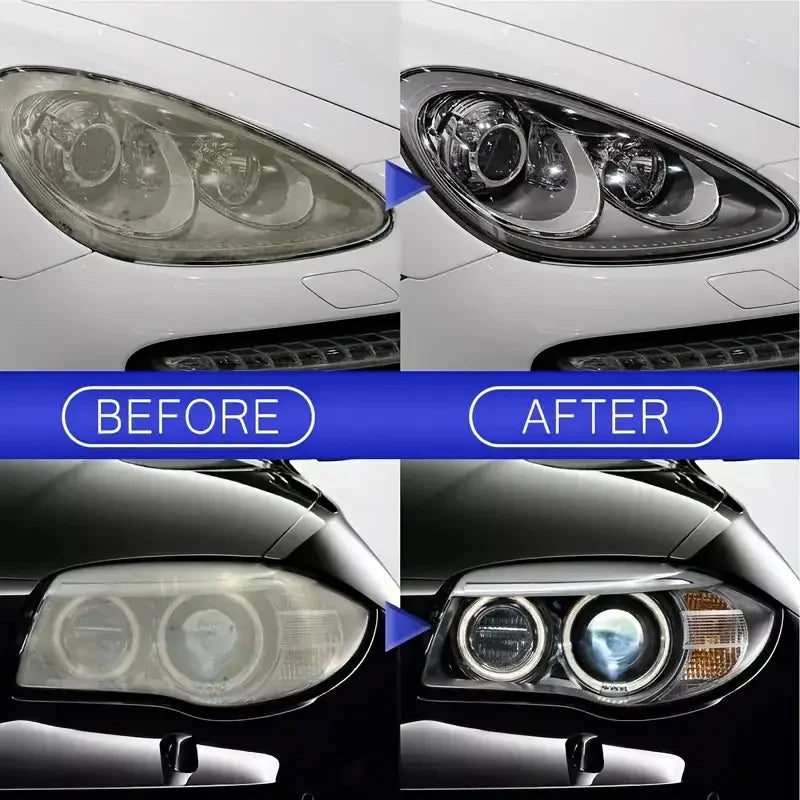 Car Headlight Restore Liquid – Polish, Brighten & Protect