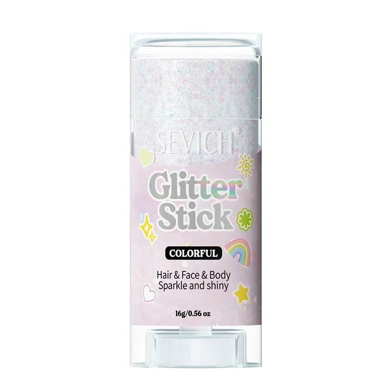 Sequin Body & Hair Glitter Gel Stick – 8 Colors Festival Makeup
