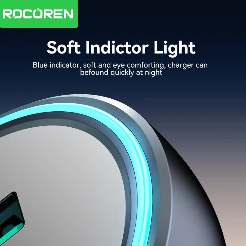 Rocoren 55W 4-Port USB-C Car Charger | QC3.0 Fast Charging