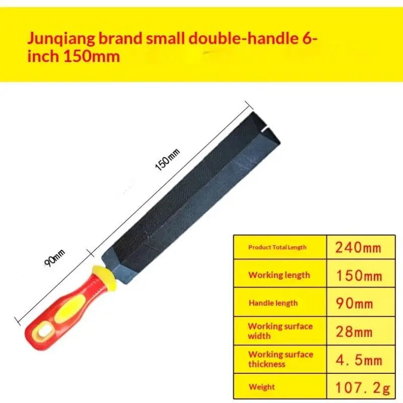 T12 Steel Rhombus File with Non-Slip Handle | Woodworking
