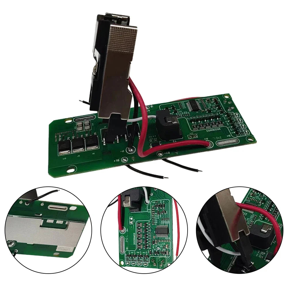 18V Li-Ion Battery Protection PCB Board for P108 RB18L40 Tools