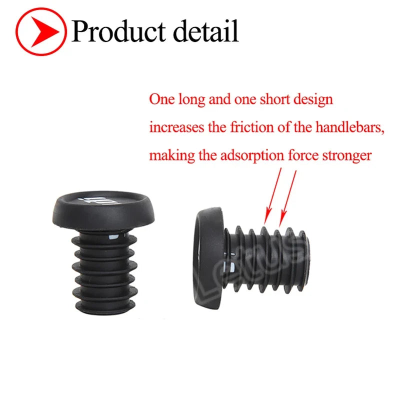 ODI Handlebar End Plugs for MTB BMX – Rubber Bar Caps