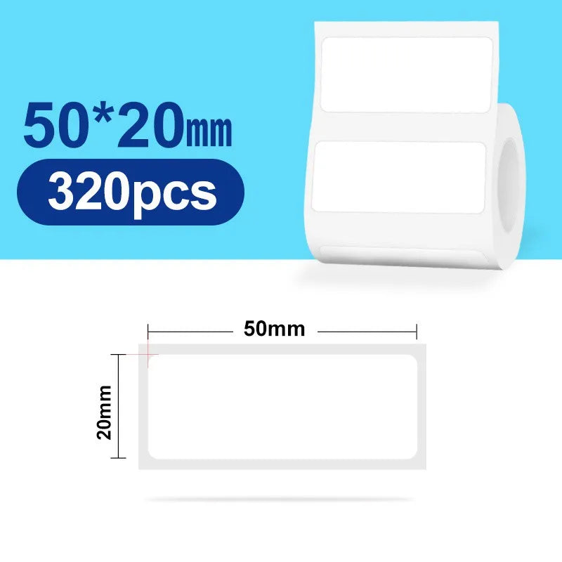 NiiMBOT Thermal Label Paper – Waterproof Self-Adhesive Stickers