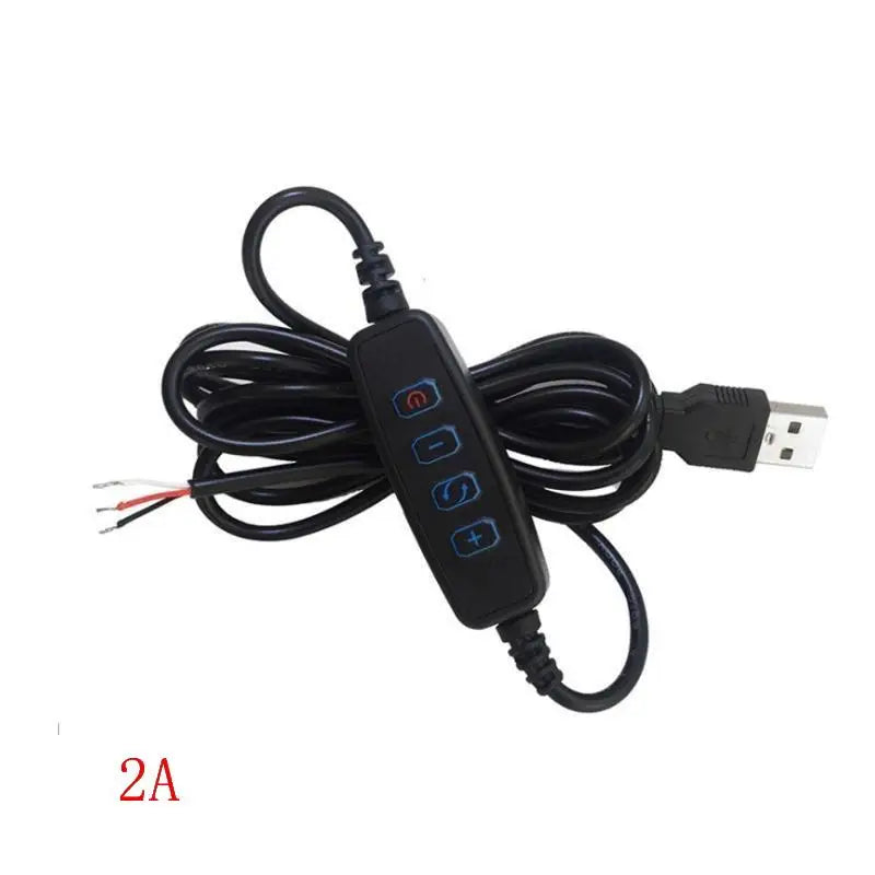 USB 5V 4-Key LED Dimmer Controller 2CH CCT Bicolor Switch