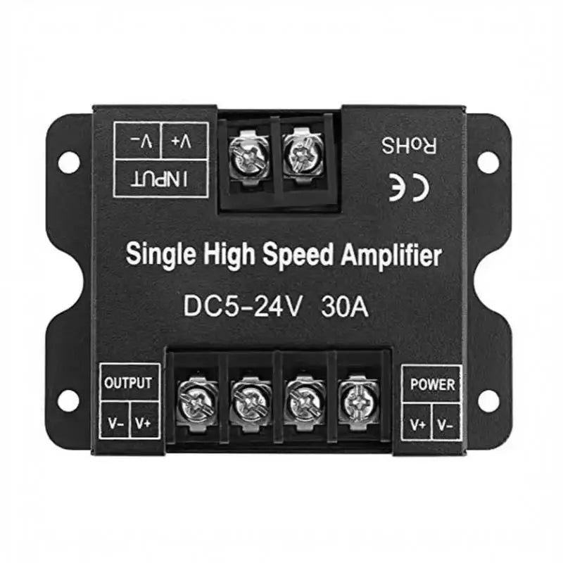 30A LED Strip Signal Amplifier DC 5-24V | Iron Housing Module