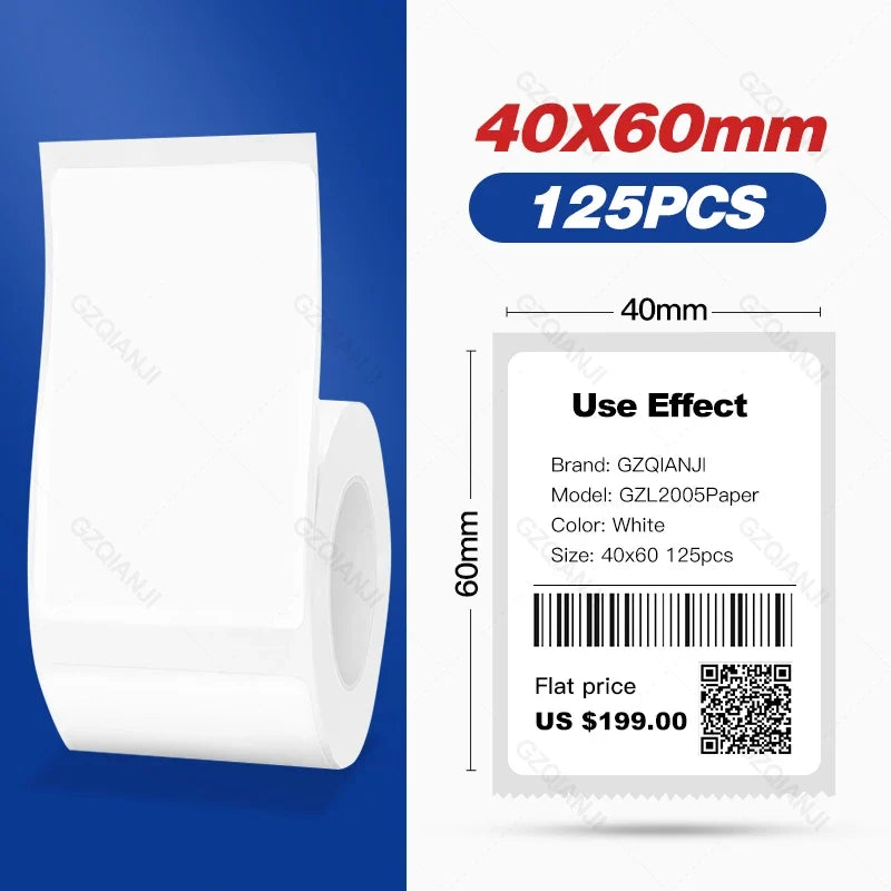 Niimbot Thermal Label Roll for B1 B21 B3S – Waterproof Stickers