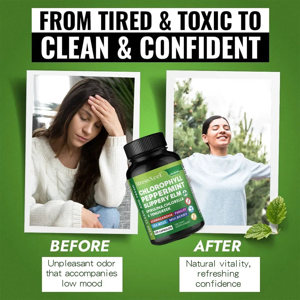 Spirulina & Chlorella Capsules – Superfood Cleanse Supplement