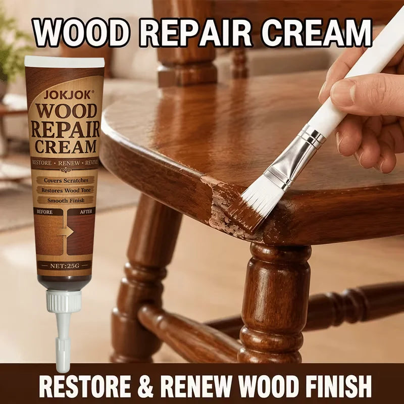 Wood Color Repair Paste – Scratch & Chip Filler for Furniture